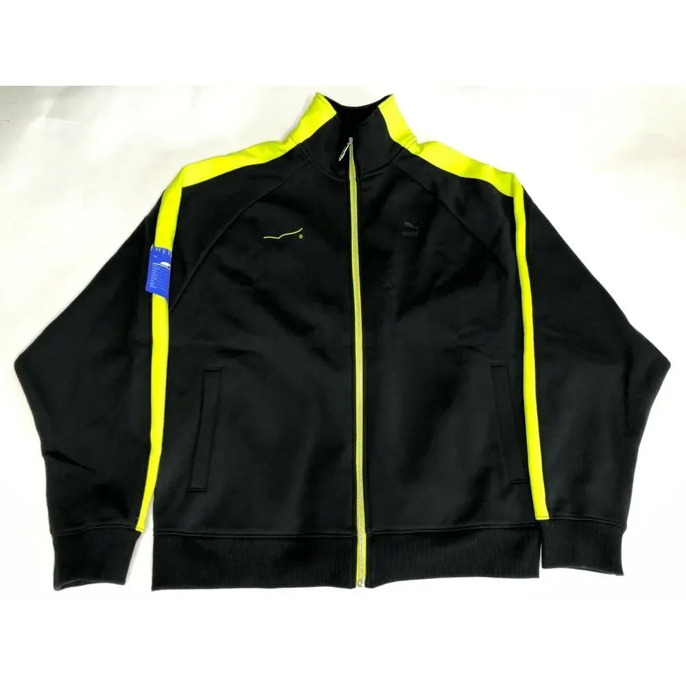 Puma x Ader T7 Men's Track Jacket Pant 95533 01Black/Neon Size M NWT